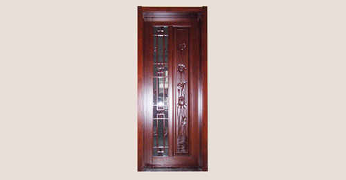 黄浦卧室门选红木门中式风格还是白色好