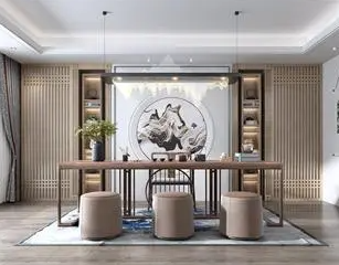 黄浦新中式风格茶室如何规划设计